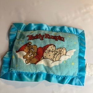 Vintage 1985 Worlds Of Wonder Teddy Ruxpin Bedtime Plush Pillow RARE